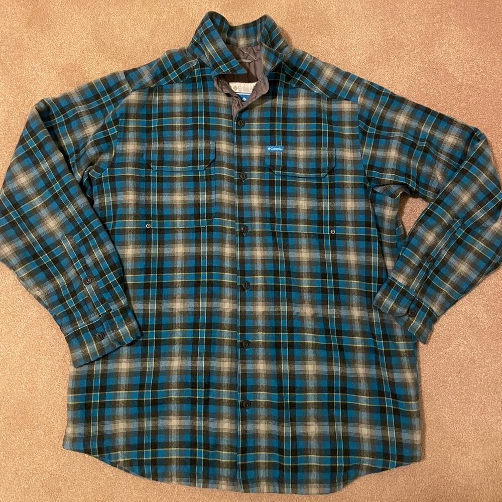 Plaid Columbia Button Up